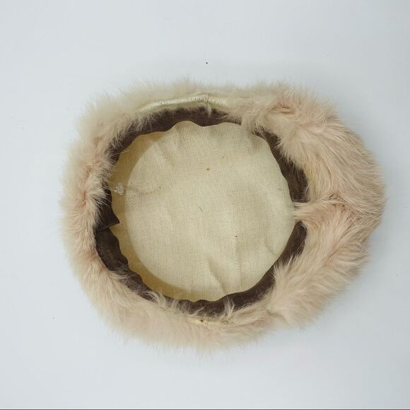 Vintage 40’s 50’s Rabbit Fur Hat - Picture 6 of 6